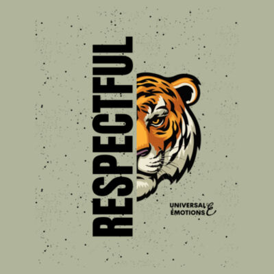 Respectful/Tiger UE - AS Colour Womens Heavy Crew Design