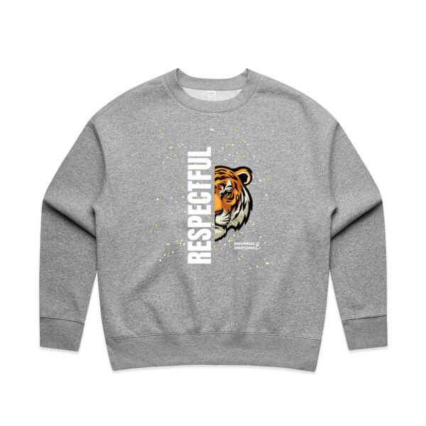 Respectful/Tiger UE - AS Colour Women's Relax Crew Thumbnail