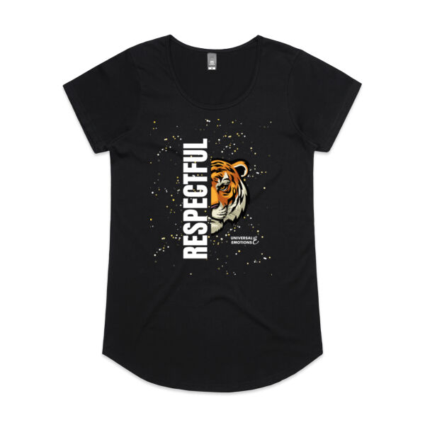 Respectful/Tiger UE - AS Colour Womens Mali Tee Thumbnail