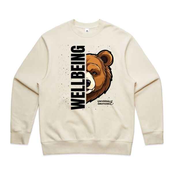 Wellbeing/Bear - AS Colour Mens Heavy Crew Thumbnail